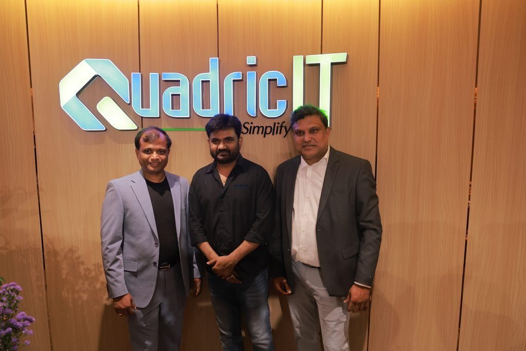 The QuadricIT team at the Delivery & Innovation Centre in Hyderabad