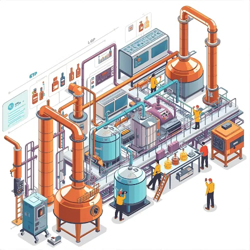 Odoo for distillery illustration