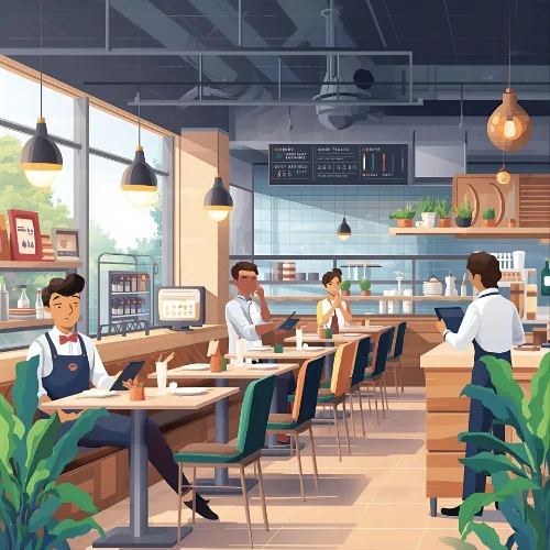Odoo for restaurants illustration