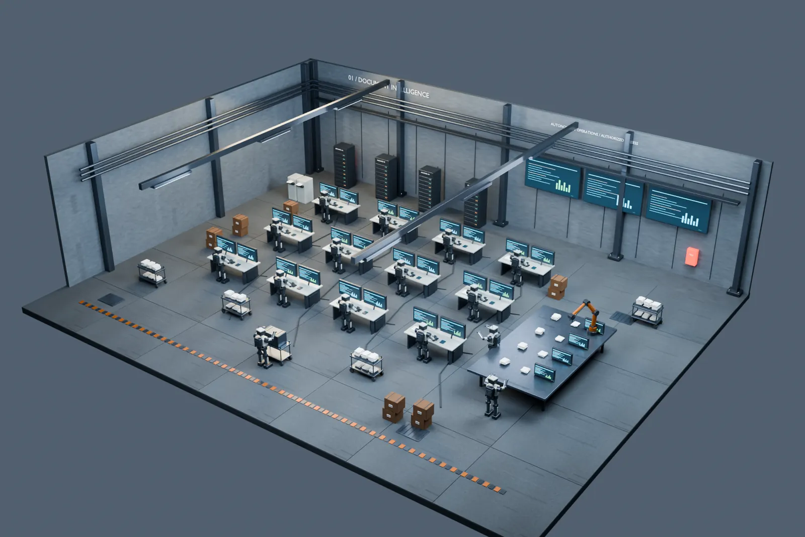 Concept render: The AI office